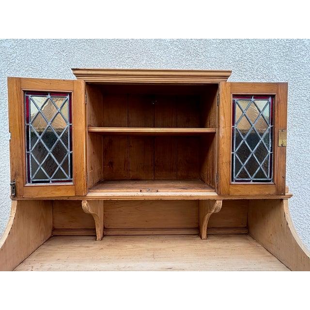 Late 1800s Pine Dresser in English Countryside Style For Sale - Image 4 of 10