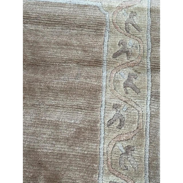 Vintage Modern Design Nepalese Rug, 1980s For Sale - Image 6 of 15