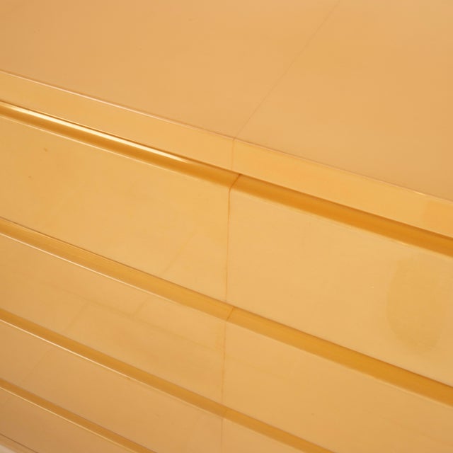 Mid-Century Modern Parchment Chest of Drawers by Aldo Tura for Tura Milano, 1960s For Sale - Image 3 of 18