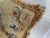 French Aubusson Style Tapestry Pillow with Silk Velvet Backing For Sale - Image 14 of 15