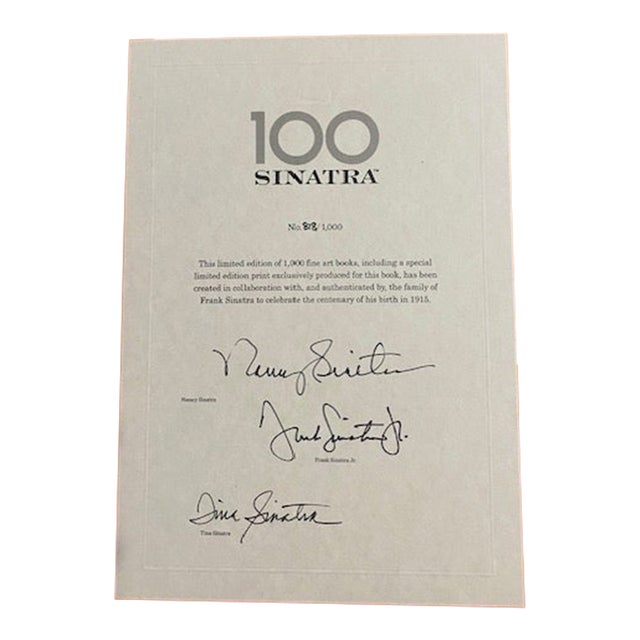 Sinatra 100th Anniversary Picture Album For Sale