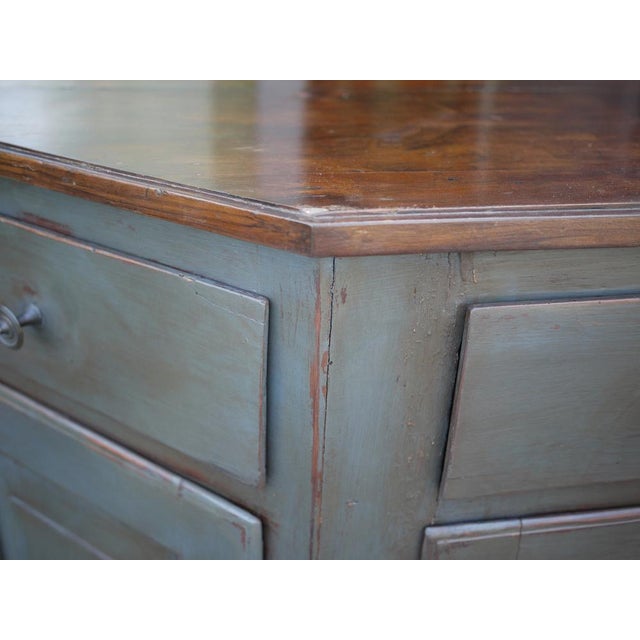 Antique Italian Four-Door Painted Sideboard For Sale - Image 11 of 17