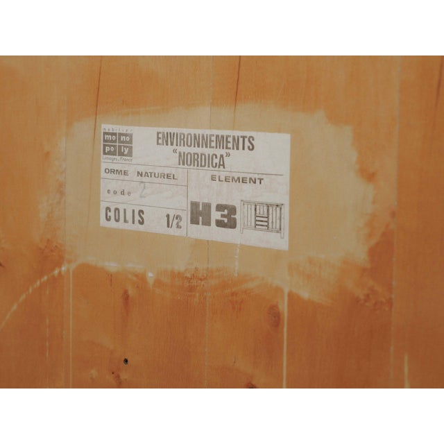 Large Elm Sideboard, France, 1980s For Sale - Image 6 of 17