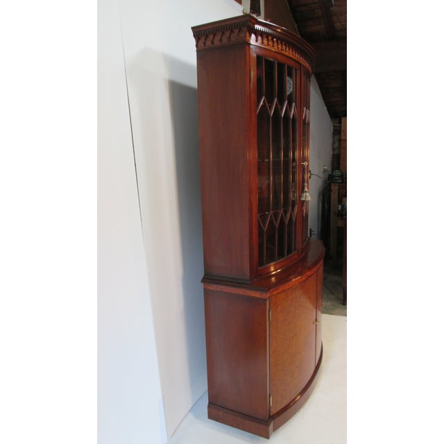 Mahogany Display Cabinet by Joseph Gerte of Boston For Sale In Portland, ME - Image 6 of 12