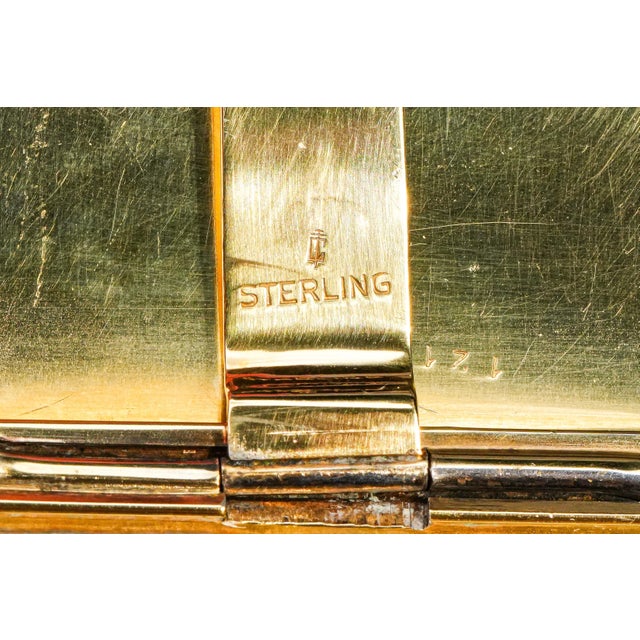 Amazing Antique Sterling Silver Hand Painted Enamel Fishing Fish Trout Cigarette Case Holder Sporting Art Deco Luxury Style For Sale - Image 12 of 18