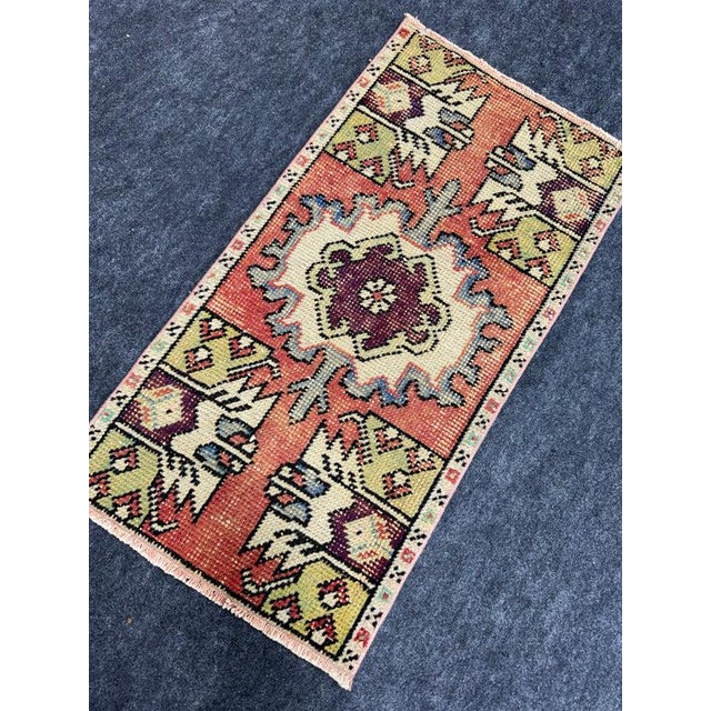 Early 21st Century Turkish Yastik Rug 1'5" x 2'9" For Sale - Image 5 of 5