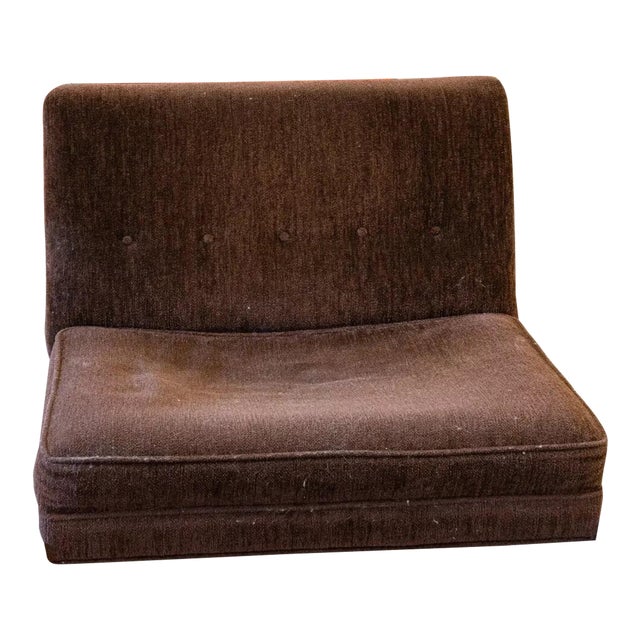 A sleek and minimal modular steel frame 2-piece seating system and tables by George Nelson for Herman Miller. Circa 1960s....