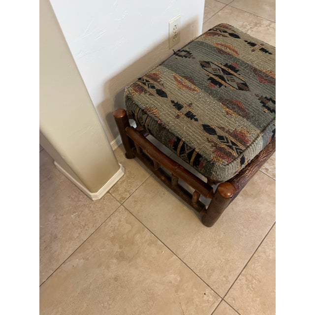 Old Hickory Furniture Co. Old Hickory Furniture • Grove Park Ottoman For Sale - Image 4 of 12