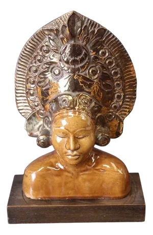 Ceramic Bust of a Balinese Dancer, 1930