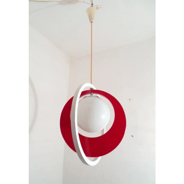 Space Age Italian Pendant Lamp, 1960s For Sale - Image 6 of 7