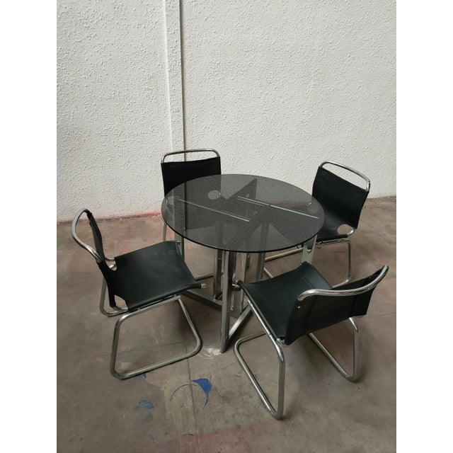 Vintage Spanish Table and Chairs, 1970, Set of 5, in Very Good conditions. Designed 1970 to 1979