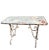 Metal 19th Century French Iron Table From Arras With Horse Hoof Feet For Sale - Image 7 of 9