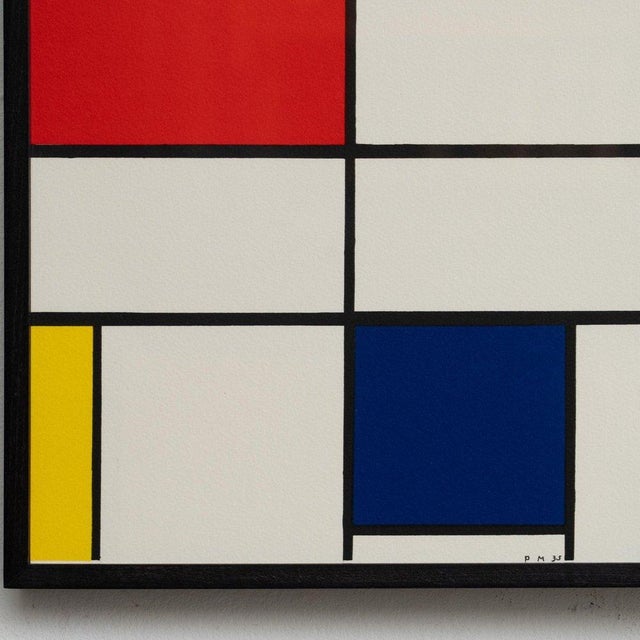 Piet Mondrian, Composition C No. III n Red, Blue, and Yellow, Lithograph, 1920s-1940s For Sale - Image 9 of 13