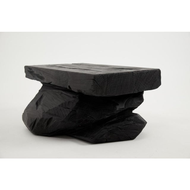 Rustic Sculptural Side Table by Logniture For Sale - Image 14 of 16