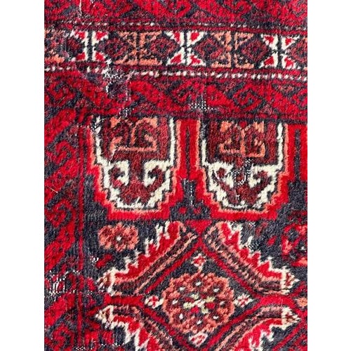 Small Vintage Baluch Rug, 1950s For Sale - Image 15 of 16