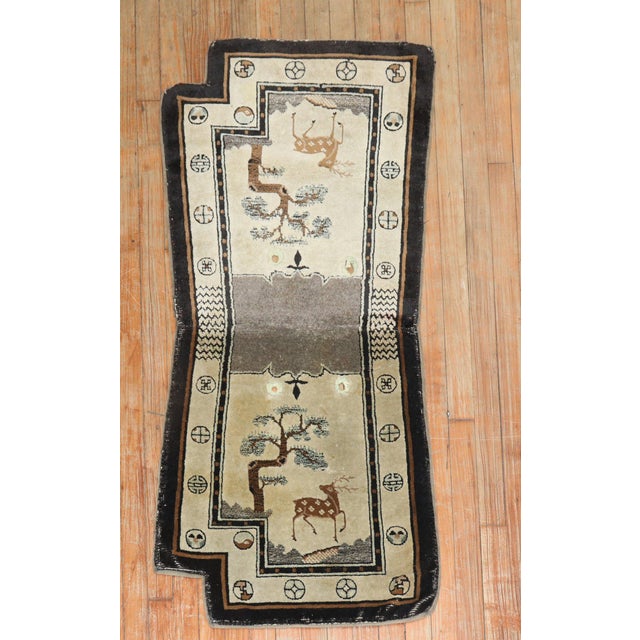 Early 20th Century Chinese Horsecover Textile Rug For Sale - Image 17 of 18