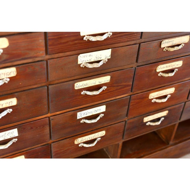 Art Nouveau Ironmongers Drawers, 1890s For Sale - Image 9 of 13