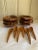 1970s Fish Shaped Monkey Pod Wood Bowls & Spoons For Sale - Image 5 of 13