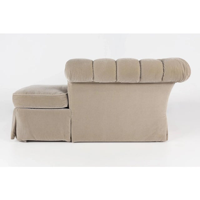 Grafton Furniture Tufted Chaise Lounge Chairish