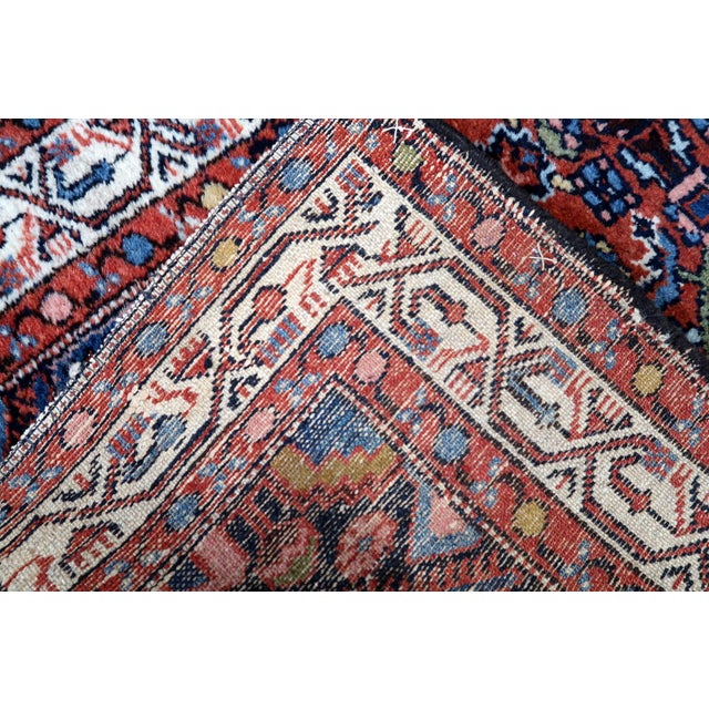 1970s, Handmade Vintage Persian Hamadan Rug 2.4' X 4.1' For Sale - Image 4 of 11