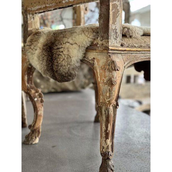 17th Century Italian Museo Di Roma Grand Salon Chair For Sale - Image 13 of 14