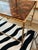Aged Brass and Tessellated Coconut Shell End Table For Sale In Philadelphia - Image 6 of 10