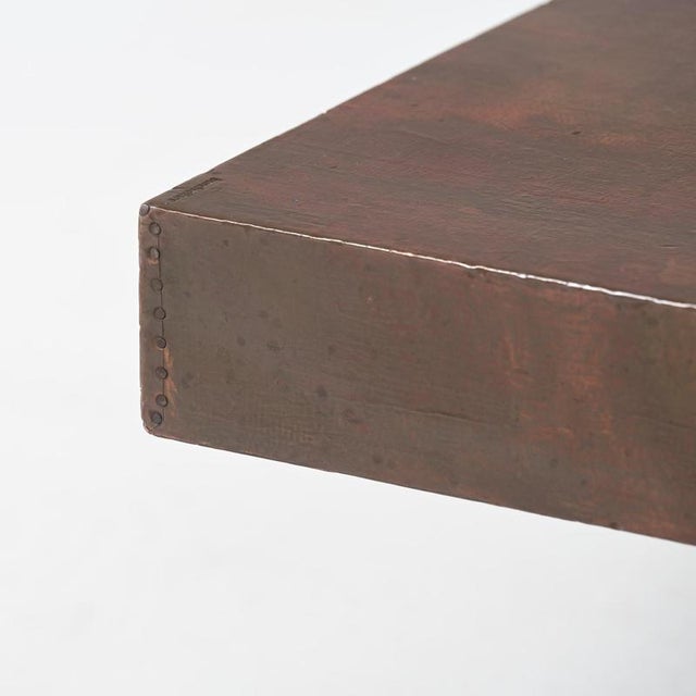 Copper Coffee Table by Lorenzo Burchiellaro, 1970s For Sale - Image 12 of 18