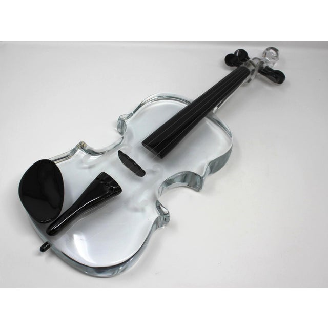 2010s Murano Glass Violin by Pino Signoretto For Sale - Image 5 of 5