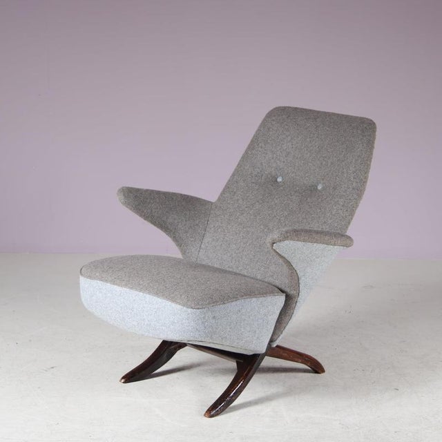Wood Penguin Chair by Theo Ruth for Artifort, Netherlands 1950 For Sale - Image 7 of 13