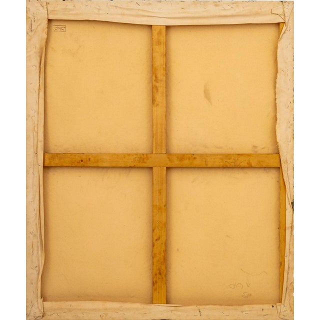 Contemporary Andy Miller Abstract Composition Oil on Canvas For Sale - Image 3 of 4