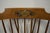 Late 20th Century Ethan Allen Hand Decorated Hitchcock Inspired Solid Maple Fiddleback Duxbury Accent Arm Chair 14-6072a - 601 Nutmeg Finish For Sale - Image 5 of 11