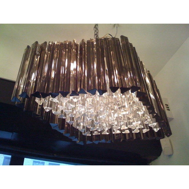1960s Venetian Prism Chandelier For Sale - Image 12 of 13