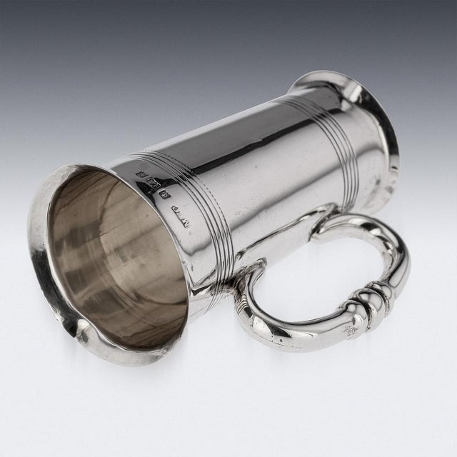 Metal 20th Century Edwardian Silver Drinks Measure, Birmingham, 1906 For Sale - Image 7 of 16