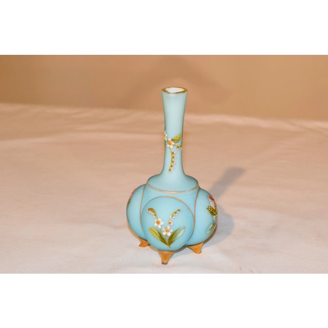 French 19th C Satin Glass Cruet For Sale - Image 3 of 8