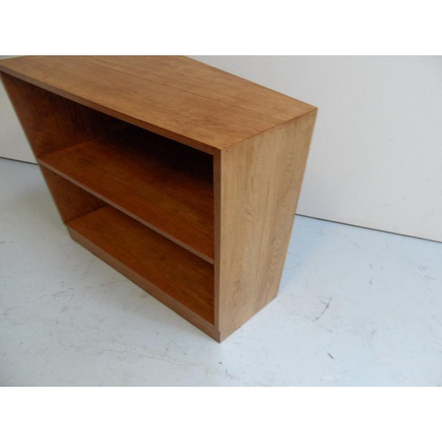 Vintage Open Bookcase in Oak, 1950s For Sale - Image 9 of 10