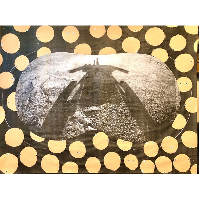 Scoli Acosta, Scoli Acosta Large Contemporary Mixed Media Painting LA Art Red Planet Collage, 2006 For Sale - Image 17 of 18