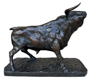 Juan Cuavas, Bull, 1920, Bronze