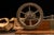 Wood Vintage Brass Steam Engine Valve Gear Demonstration Model For Sale - Image 7 of 8