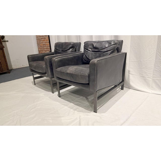 Contemporary Chazzie Club Chairs by Classic Home - Set of 2 For Sale - Image 3 of 12