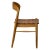 Mid-Century Modern Ingrid Side Chair in Natural Teak For Sale - Image 3 of 7