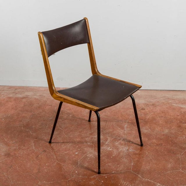 Vintage Boomerang Chair by Carlo de Carli, 1950s For Sale - Image 3 of 9