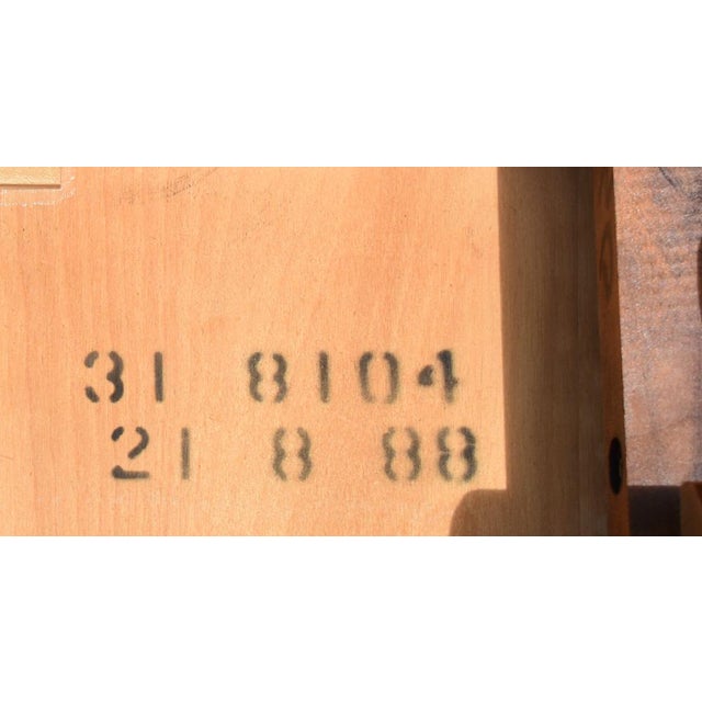 Vintage Nob Creek Oval CherryWood Queen Anne Style Table W/Drawer For Sale - Image 14 of 14