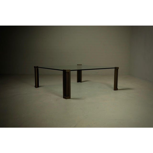 Mid-Century Modern Large Monumental Model T14 Coffee Table from Peter Ghyczy, 1970s For Sale - Image 3 of 11