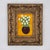 Metal Original Floral Still Life Painting White Tulips in Gold Ornate Frame - Signed “Cathy” For Sale - Image 7 of 10