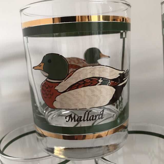 Vintage Mallard Duck Glasses Set of 8 Chairish