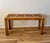 Mid-Century Modern Late 20th Century Mid-Century Modern Sculptural Wood and Cane Console Table For Sale - Image 3 of 10