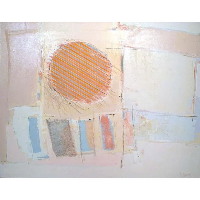 Sally Anderson "Lunar Day" Original Acrylic Painting on Canvas For Sale - Image 4 of 4