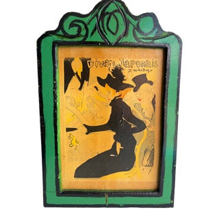 1960s Belle Epoque Japonais Print by Leslie Tobin Imports, Framed For Sale