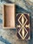 Vintage Marquetry Wood Diamond Box For Sale - Image 9 of 12