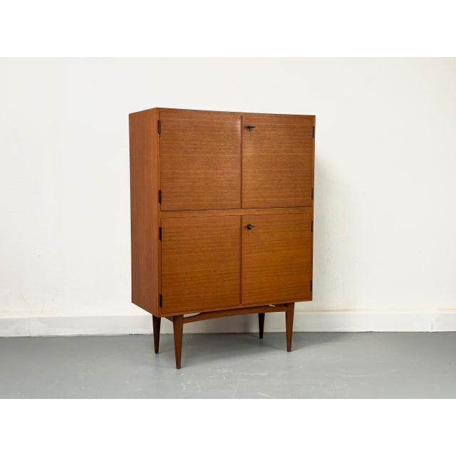 1960s Vintage Teak Cabinet, 1963 For Sale - Image 5 of 18